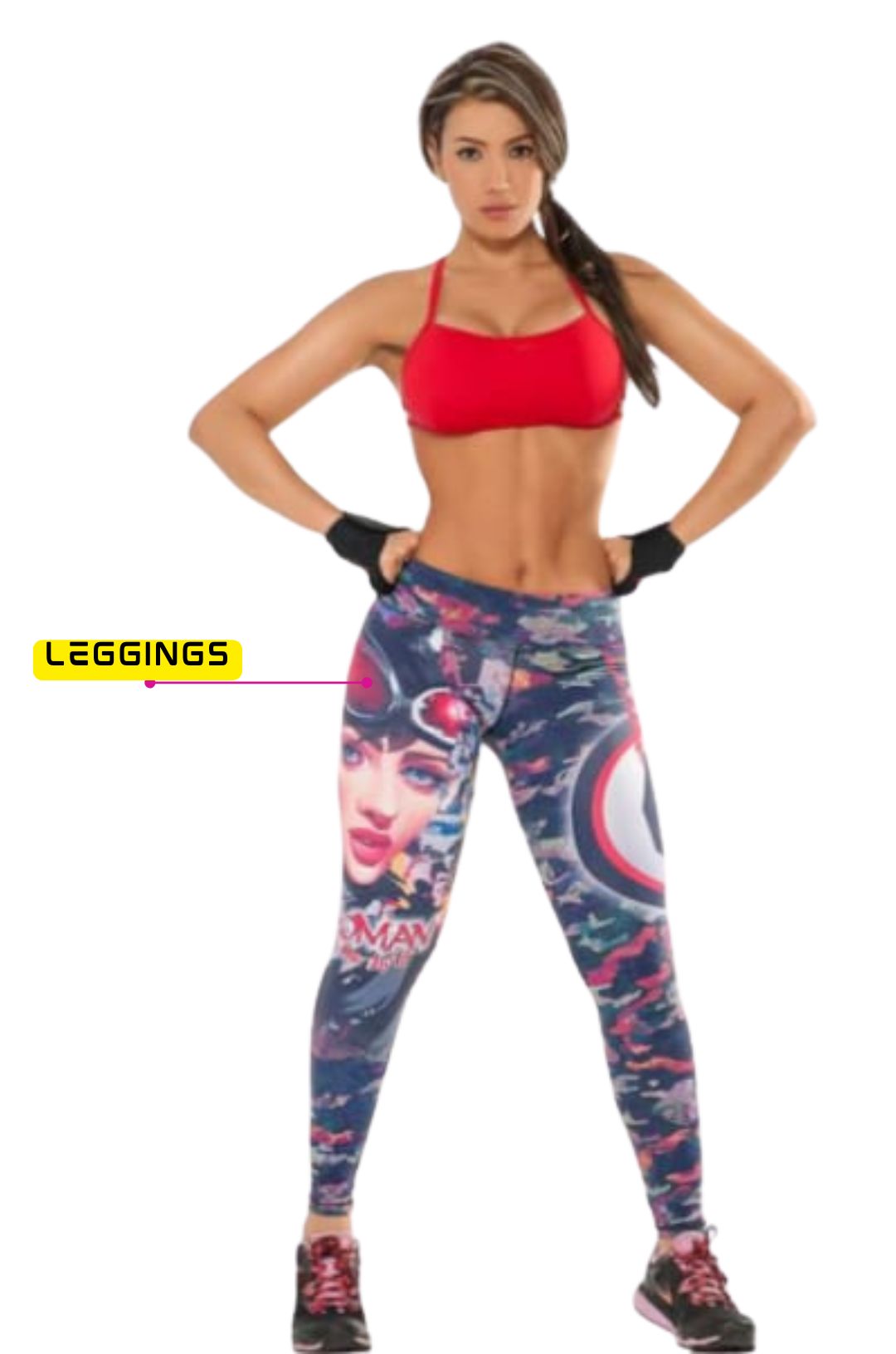 Cat Woman Urban Print Leggings