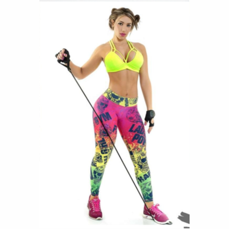 Women's Colorful Two-Piece Sports Set
