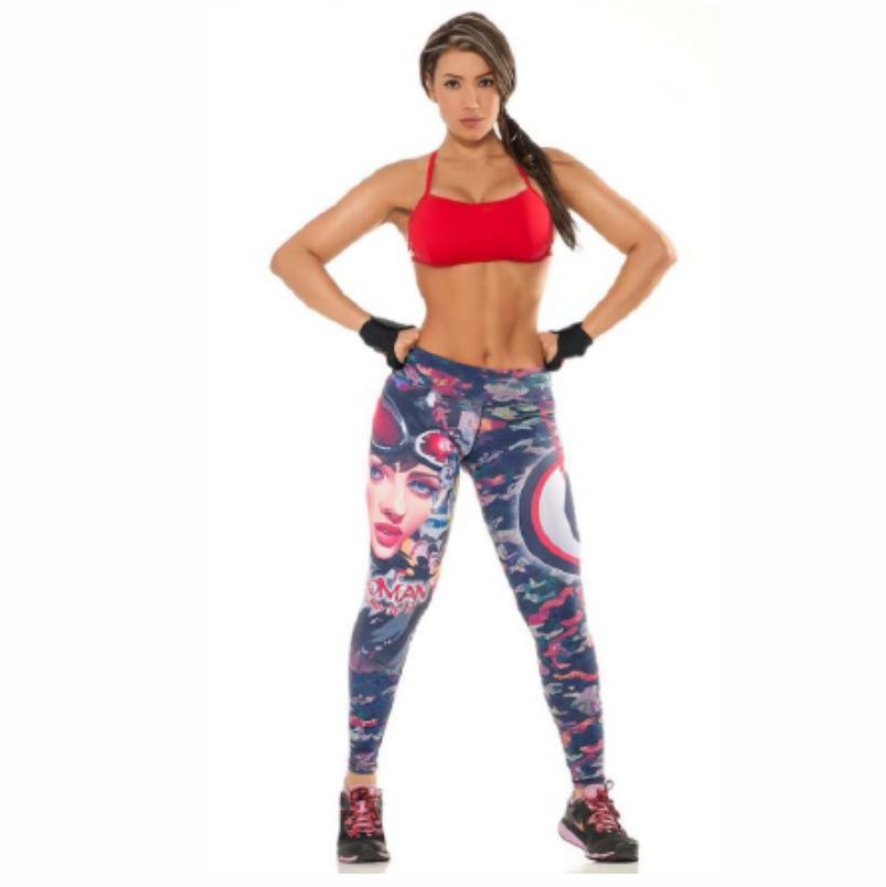 Cat Woman Two-Piece Sports Set