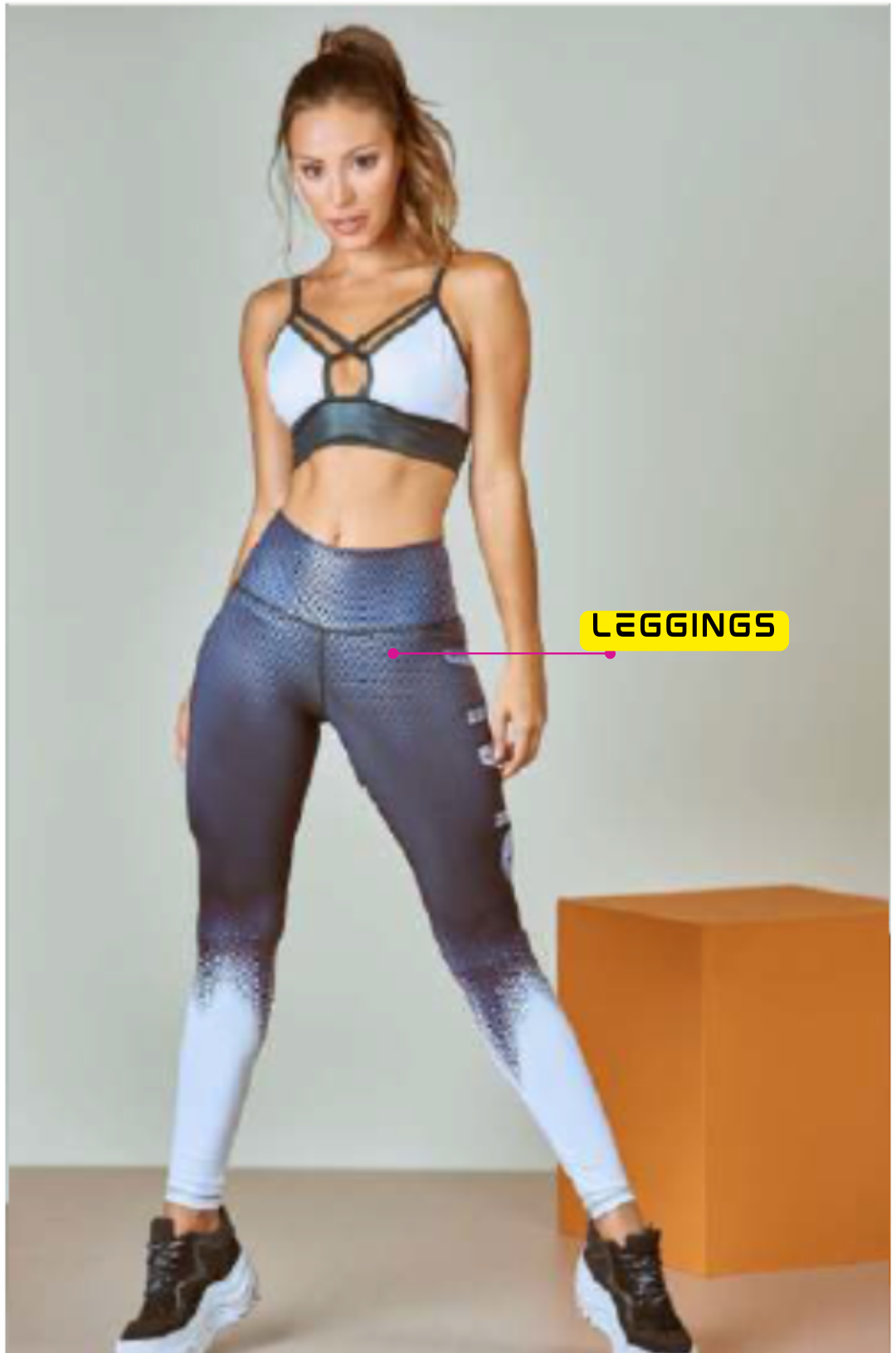 Elite Gray Bicolor Leggings
