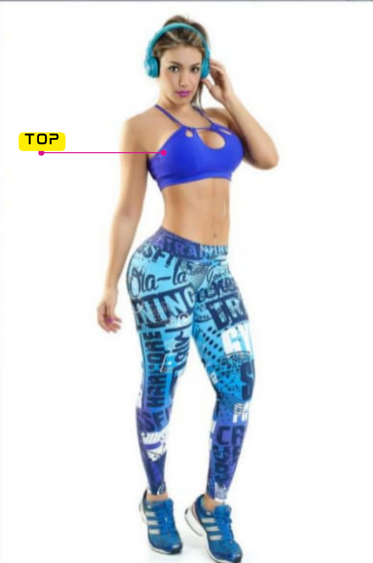 Postal Blue Sports Top