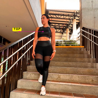 Sexy Black Sports Top